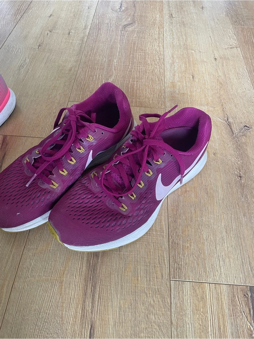 Nike Women's Running Shoes — Teal/Pink Gradient & Magenta Pair - Picture 3 of 4